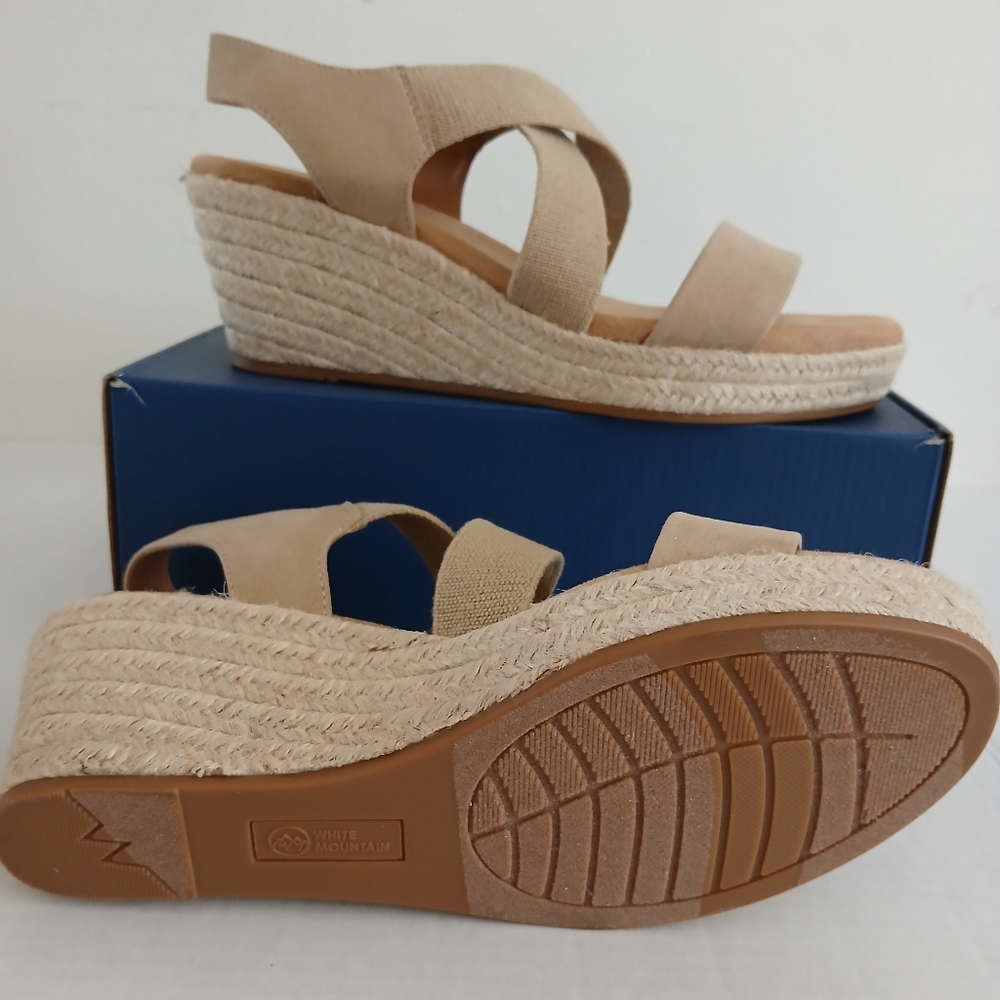 WHITE MOUNTAIN Women's Yanda Espadrille Platform Sandal Size 9.5 New $30 - Picture 11 of 13